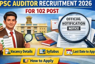 BPSC Auditor Recruitment 2026 for 102 Posts